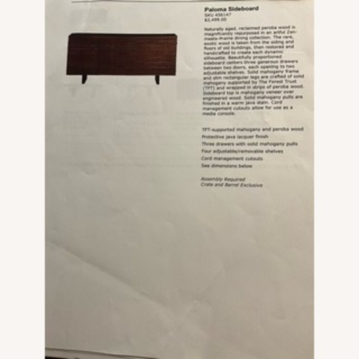Paloma TV Console - image-3