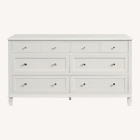 Pottery Barn Sausalito White Wood Dresser
