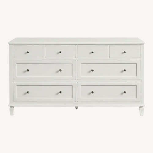 Used Pottery Barn Sausalito White Wood Dresser for sale on AptDeco