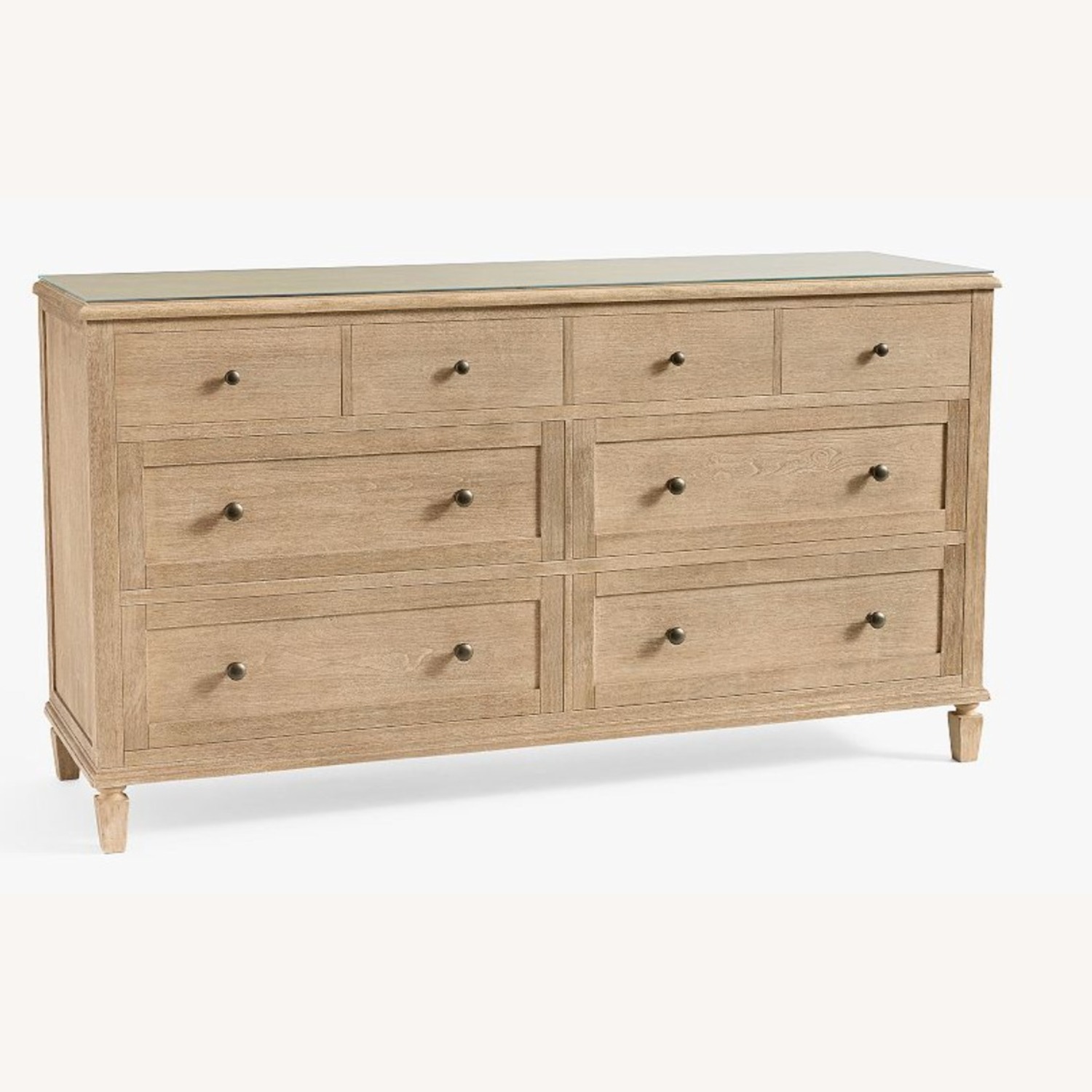 Pottery Barn Sausalito Light Brown Wood Dresser - image-2