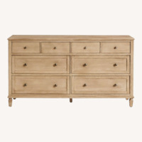 Pottery Barn Sausalito Light Brown Wood Dresser