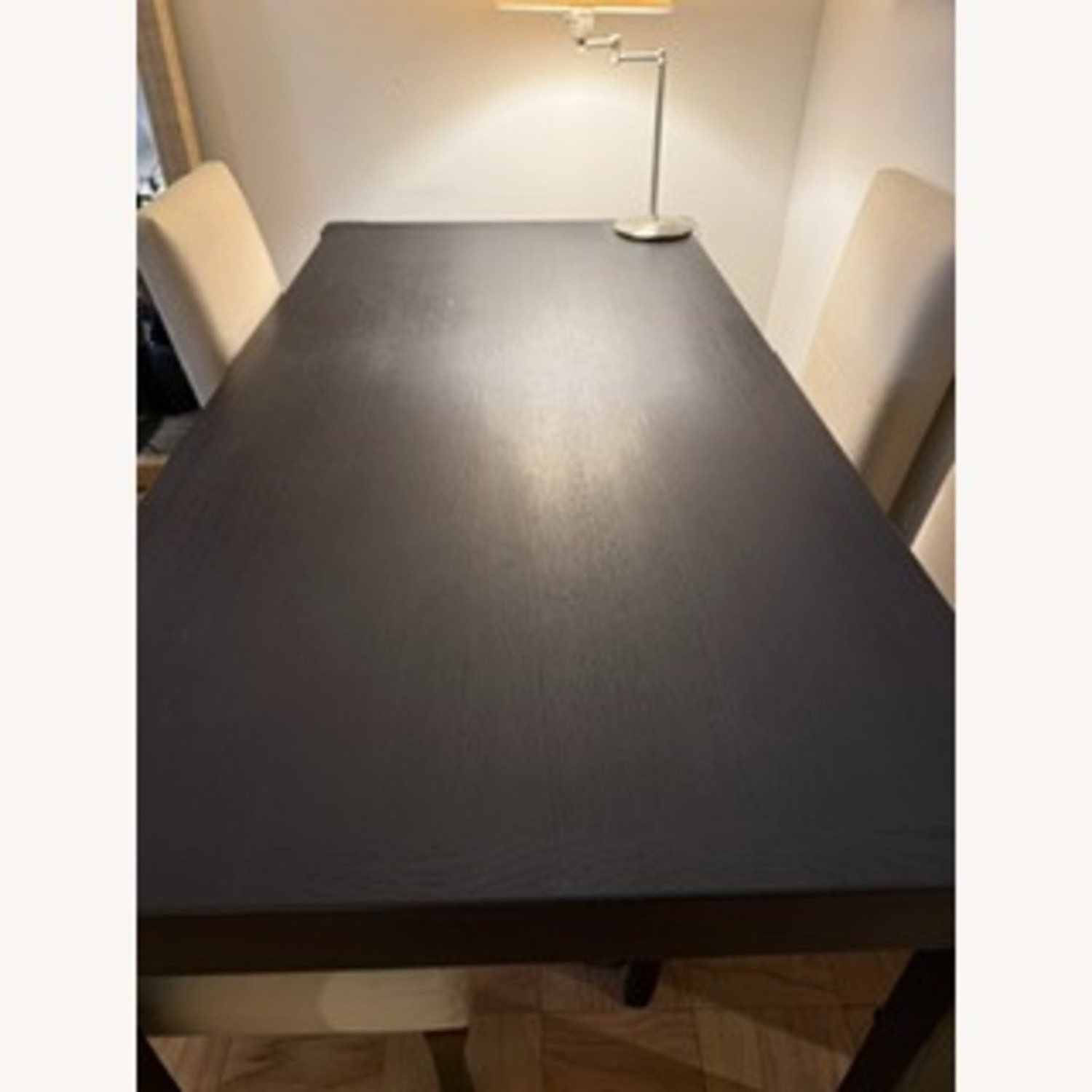 Black Wood Dining Table - image-1