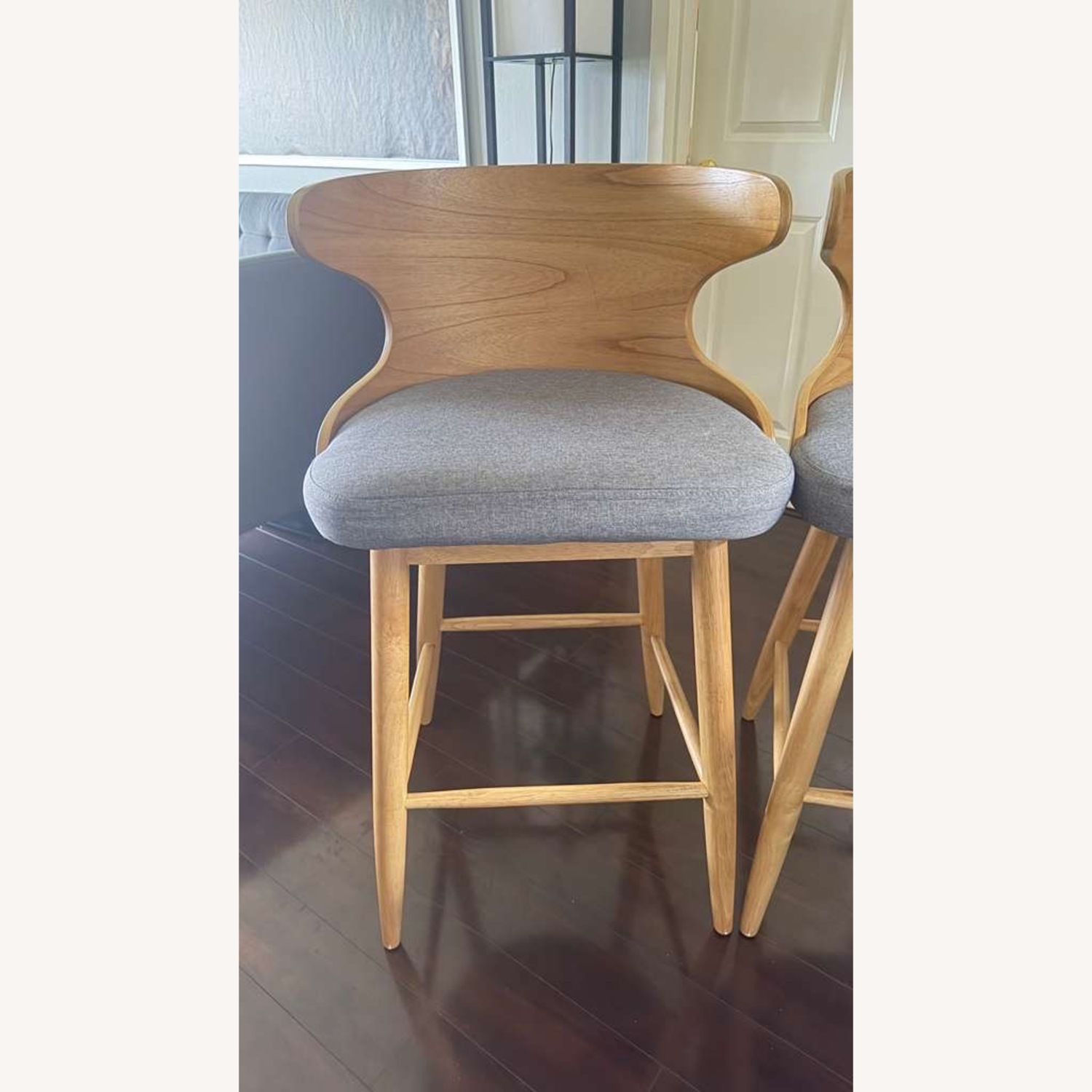 Mr Bar Stool Light Brown Wood Stools - image-7