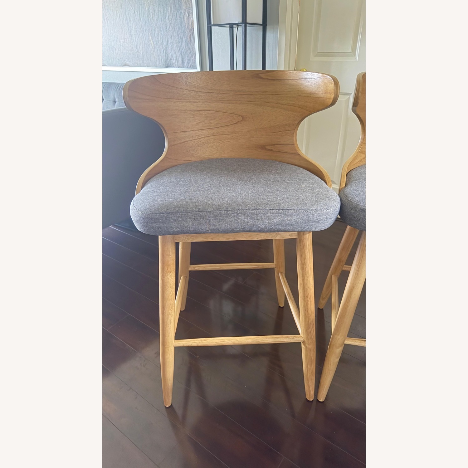 Mr Bar Stool Light Brown Wood Stools - image-5