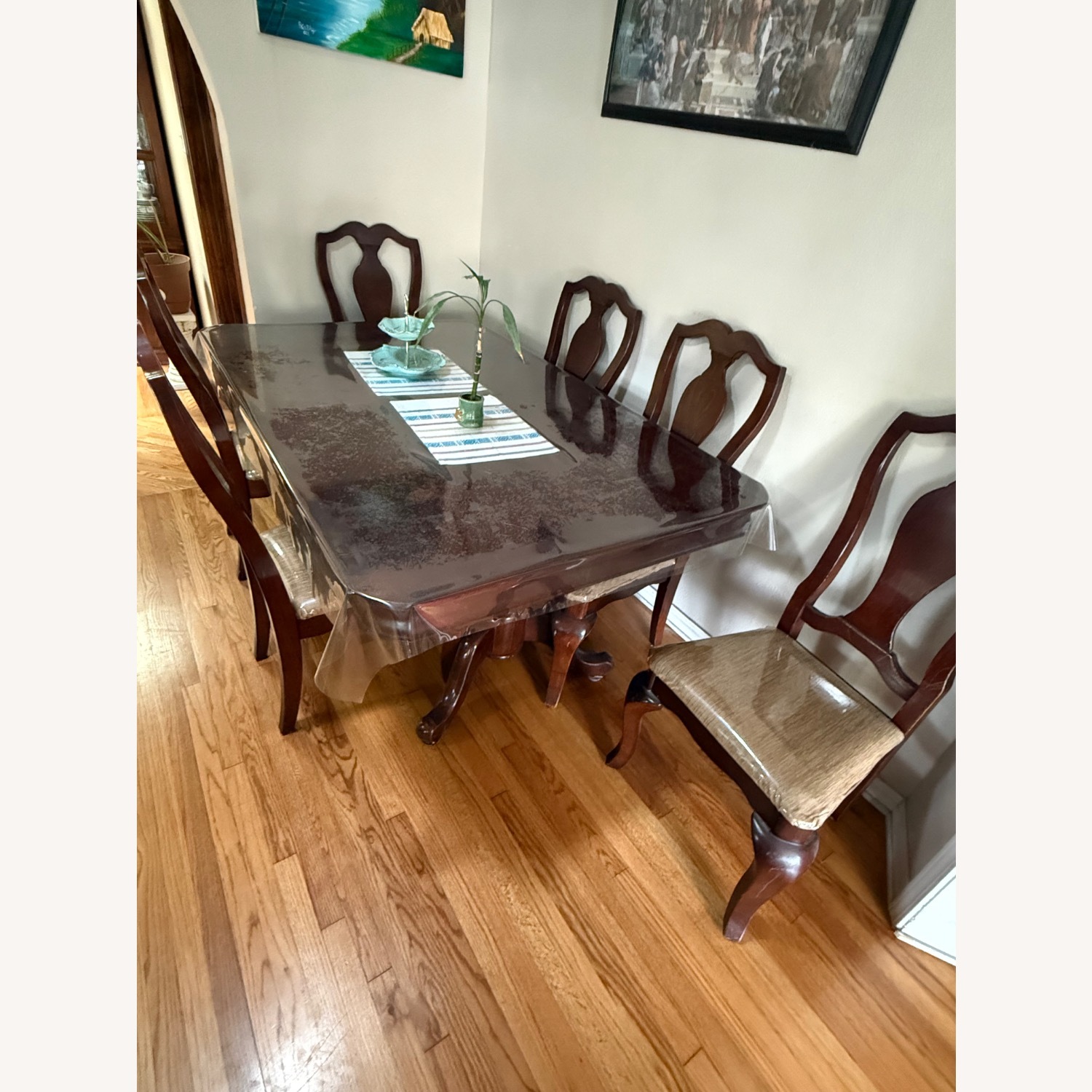 Expandable Wood Dining Table - image-1