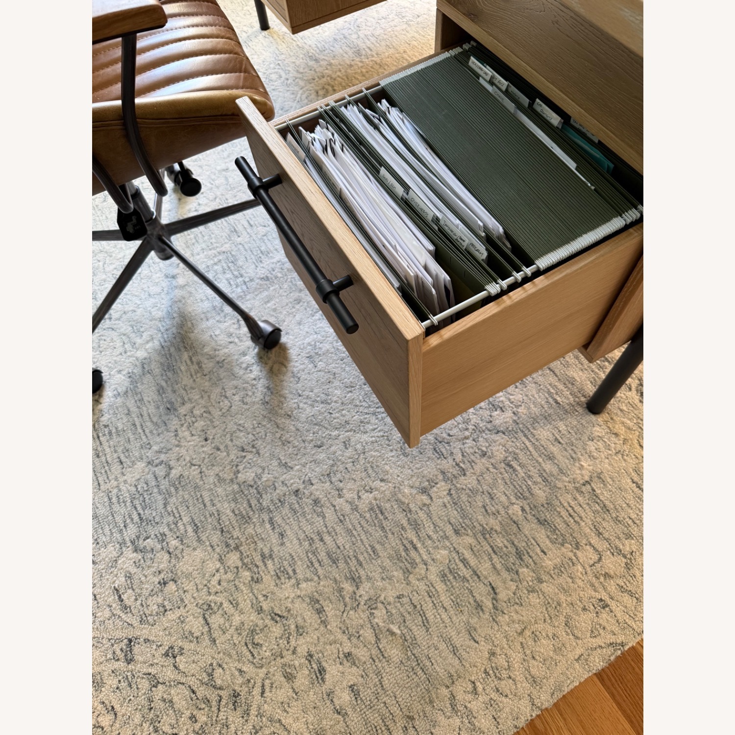 Arhaus Sullivan Light Brown Wood Desk - image-4