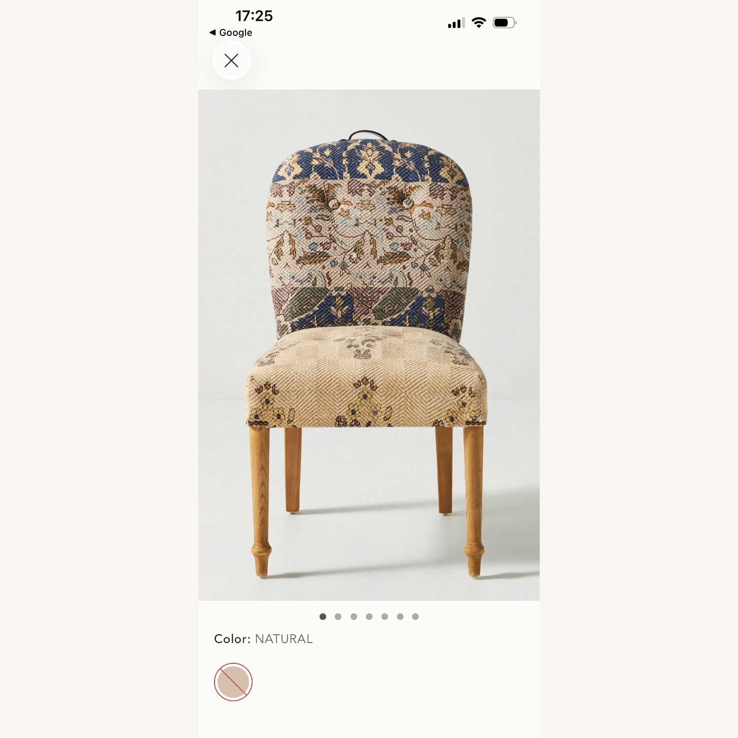 Anthropologie Rug-Upholstered Chair - image-3