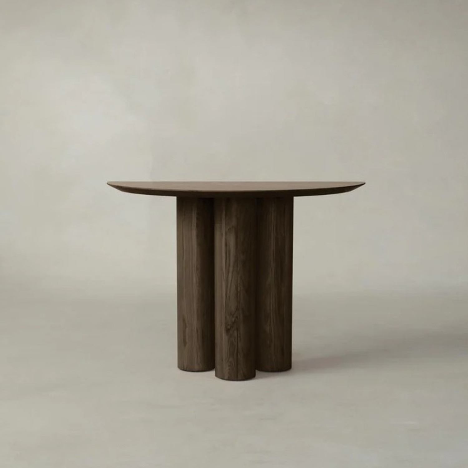 Maiden Home Demilune Console Table - Coffee Ash - image-1