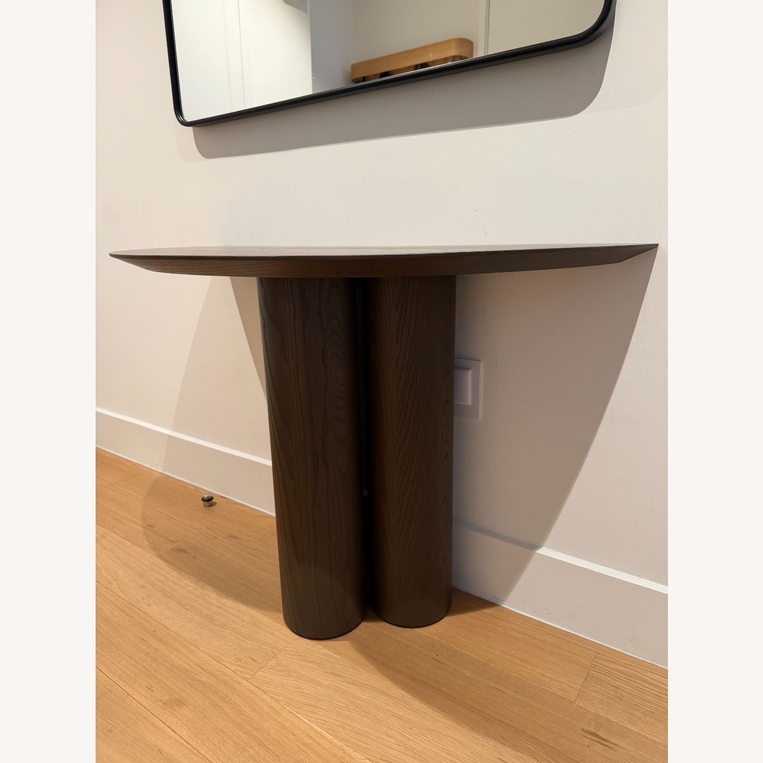 Maiden Home Demilune Console Table - Coffee Ash - image-3