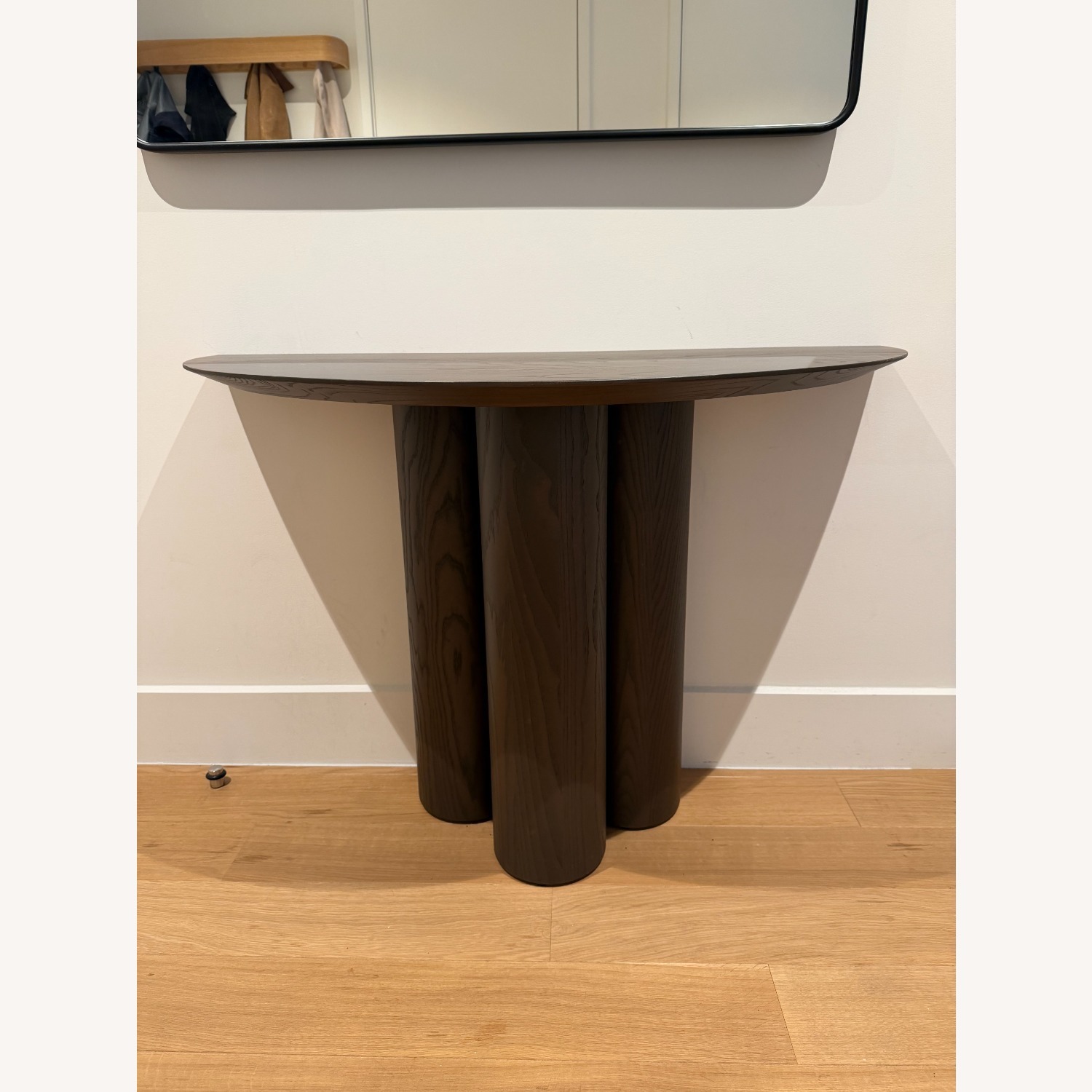 Maiden Home Demilune Console Table - Coffee Ash - image-2
