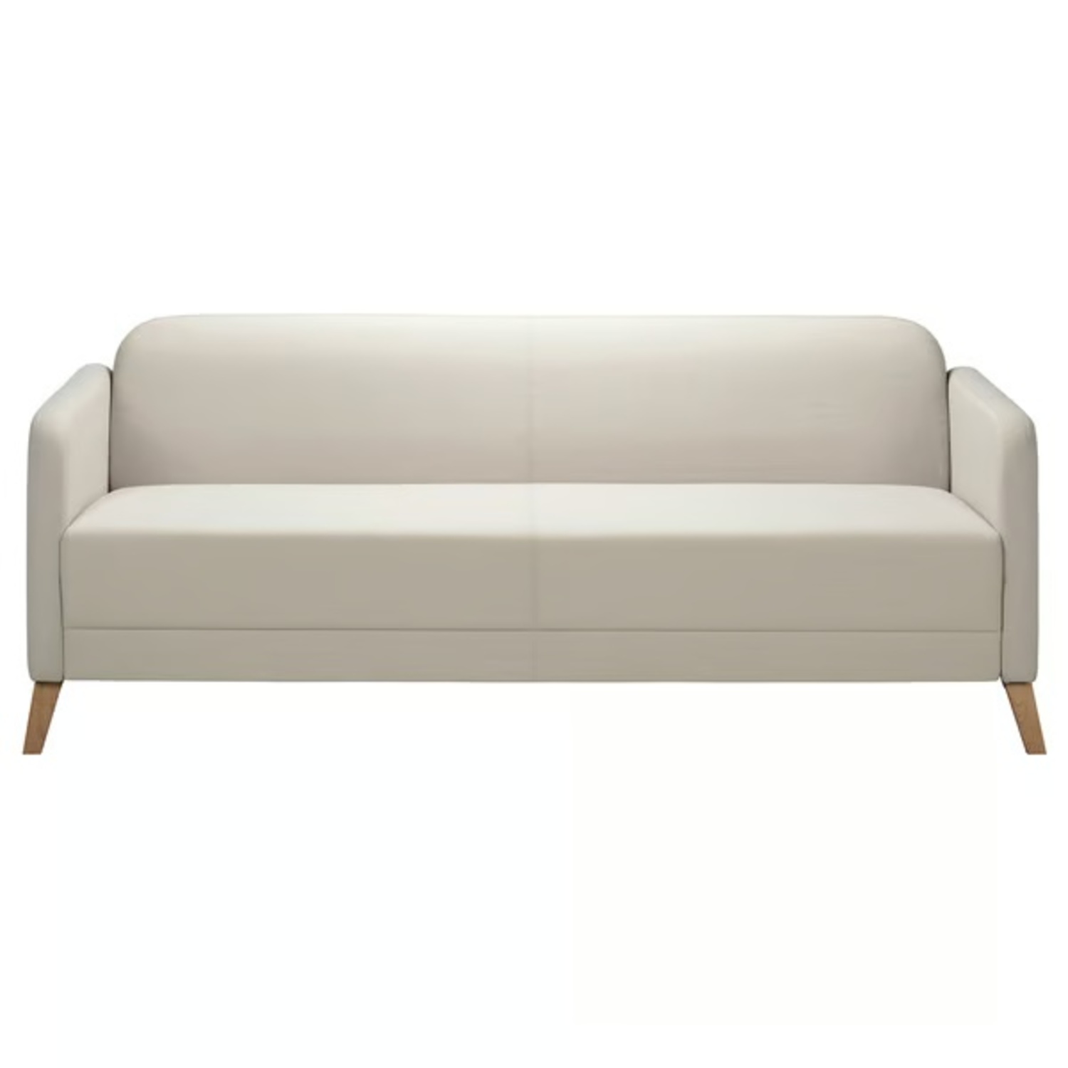 IKEA LINANÄS Light Gray Fabric 3+ Seater Sofa - image-4
