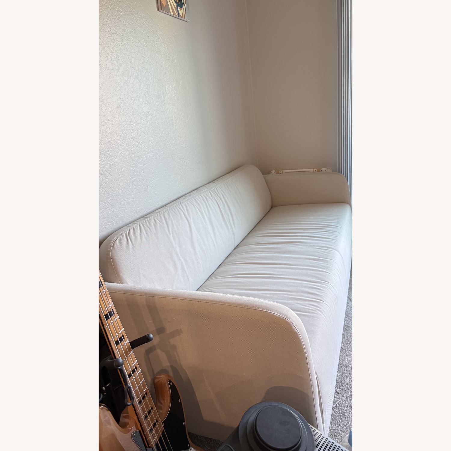 IKEA LINANÄS Light Gray Fabric 3+ Seater Sofa - image-3