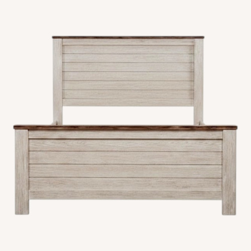 Used Ashley Furniture Willowton Queen Bed for sale on AptDeco