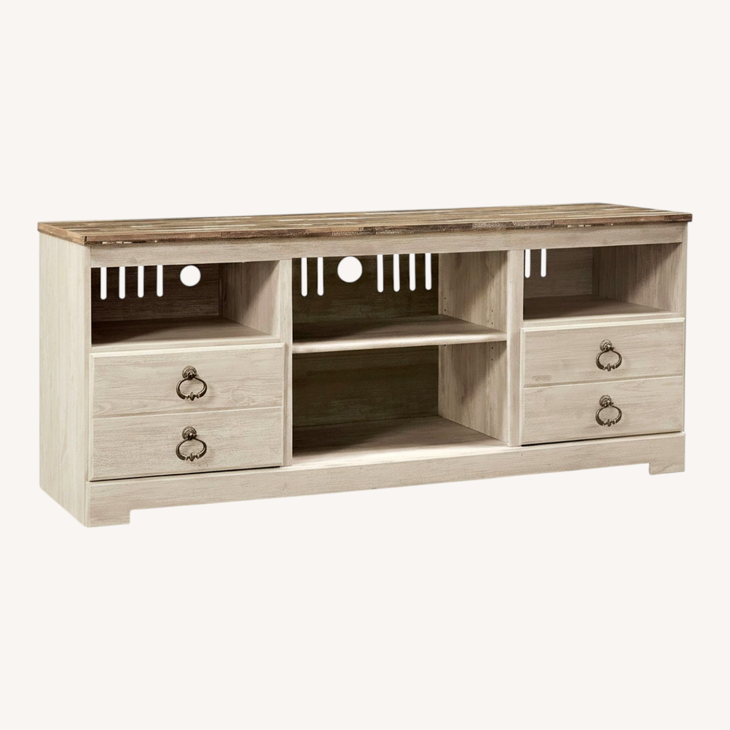 Ashley Furniture Willowton Wood Media Storage - image-0