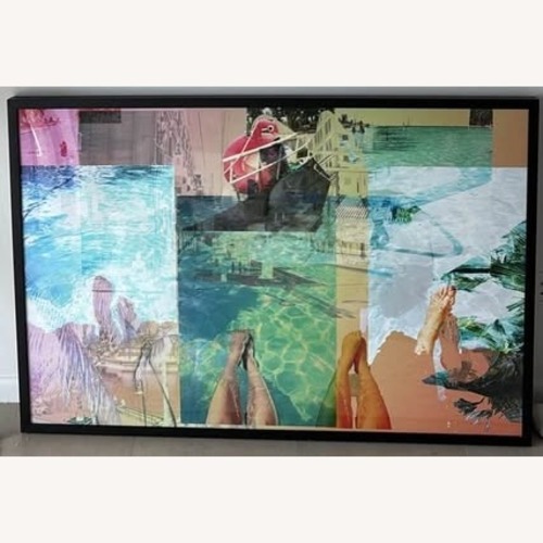 Used Artwork Professionally Framed Colorful for sale on AptDeco