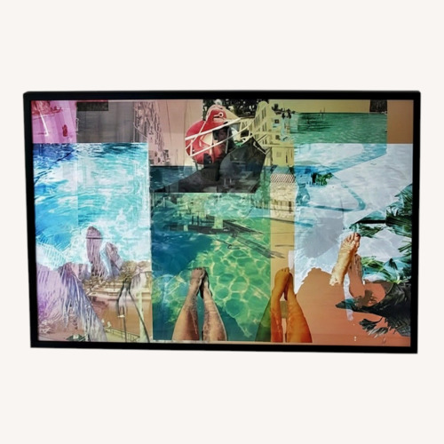Used Artwork Professionally Framed Colorful for sale on AptDeco