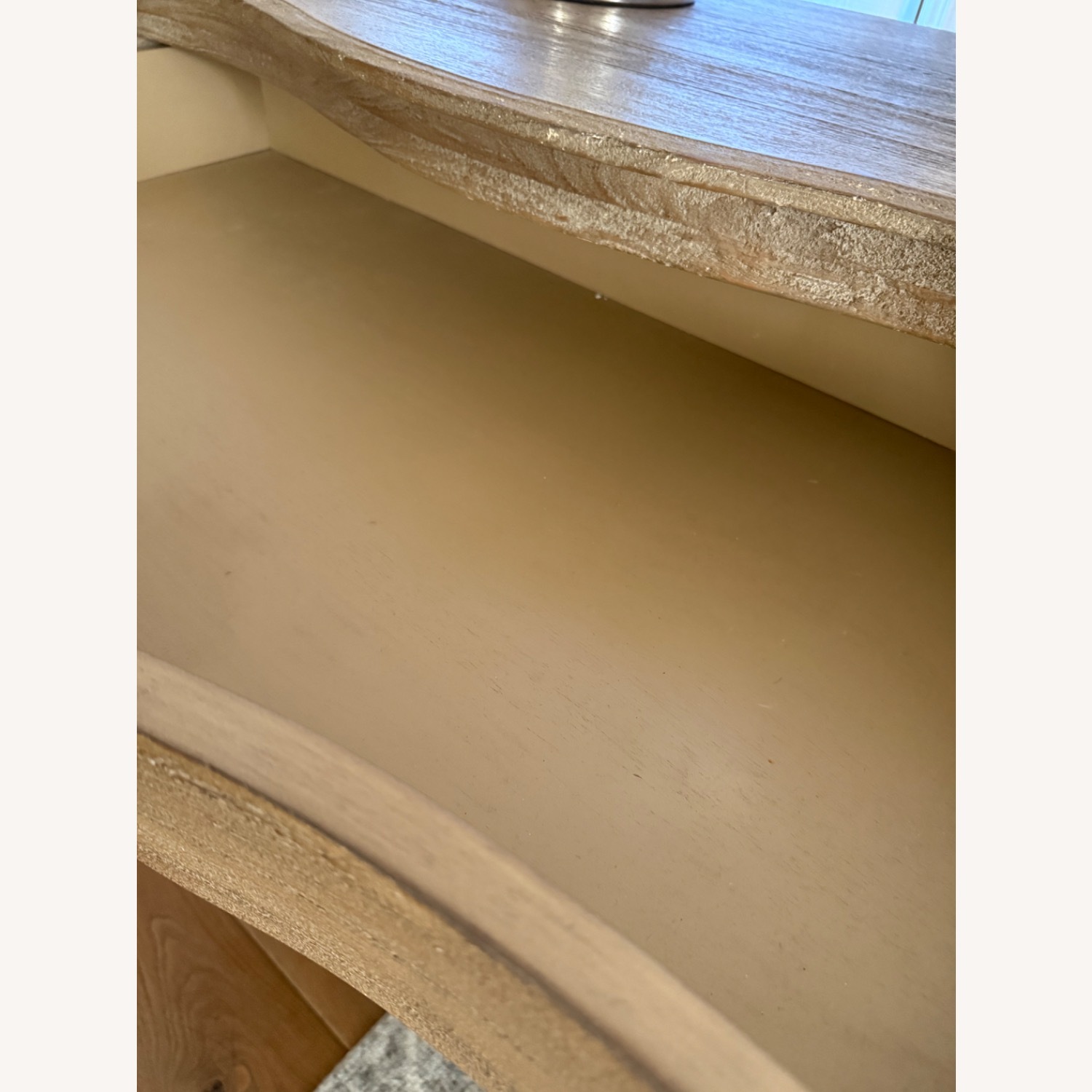 Restoration Hardware Empire Rosette Natural Wood Nightstand - image-8