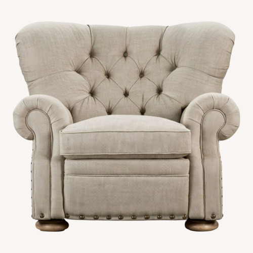 Used Restoration Hardware Natural Fabric Armchair for sale on AptDeco
