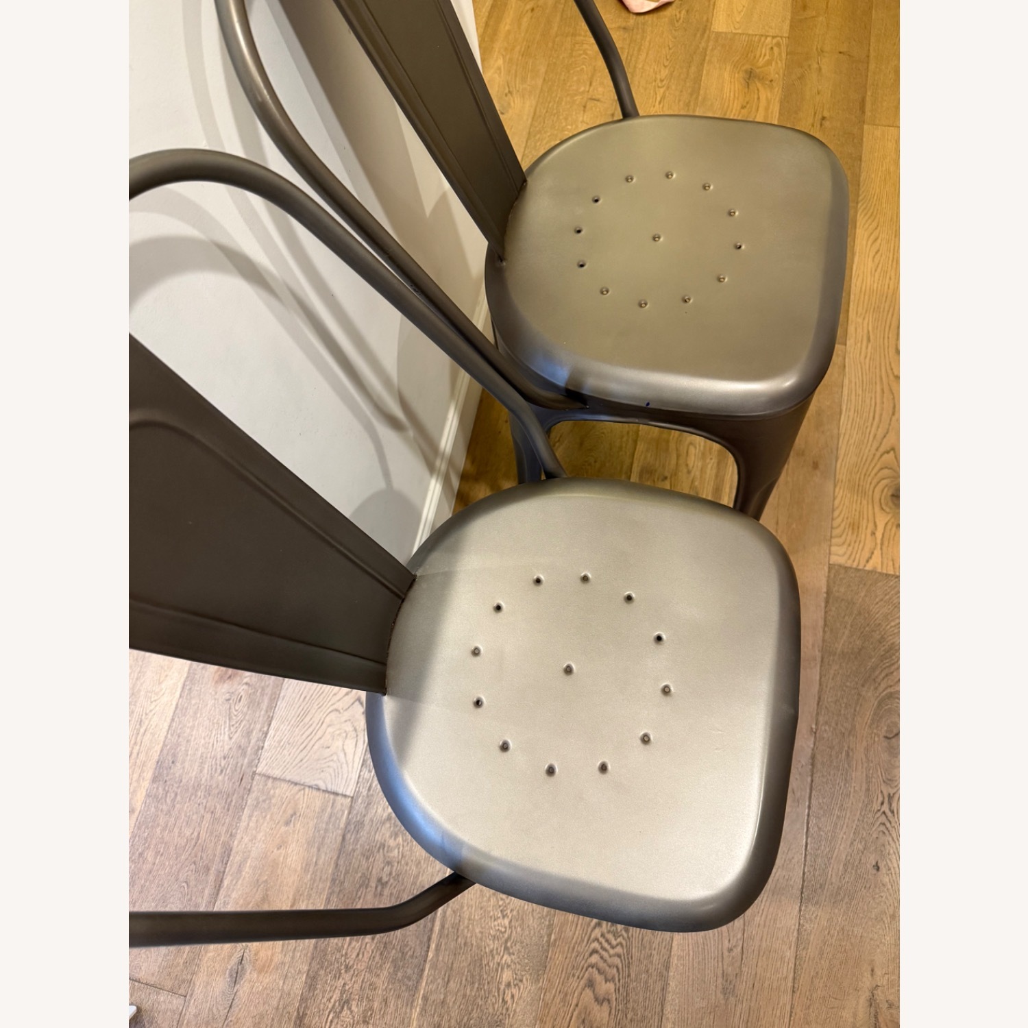 Restoration Hardware Metal Counter Stools - image-4