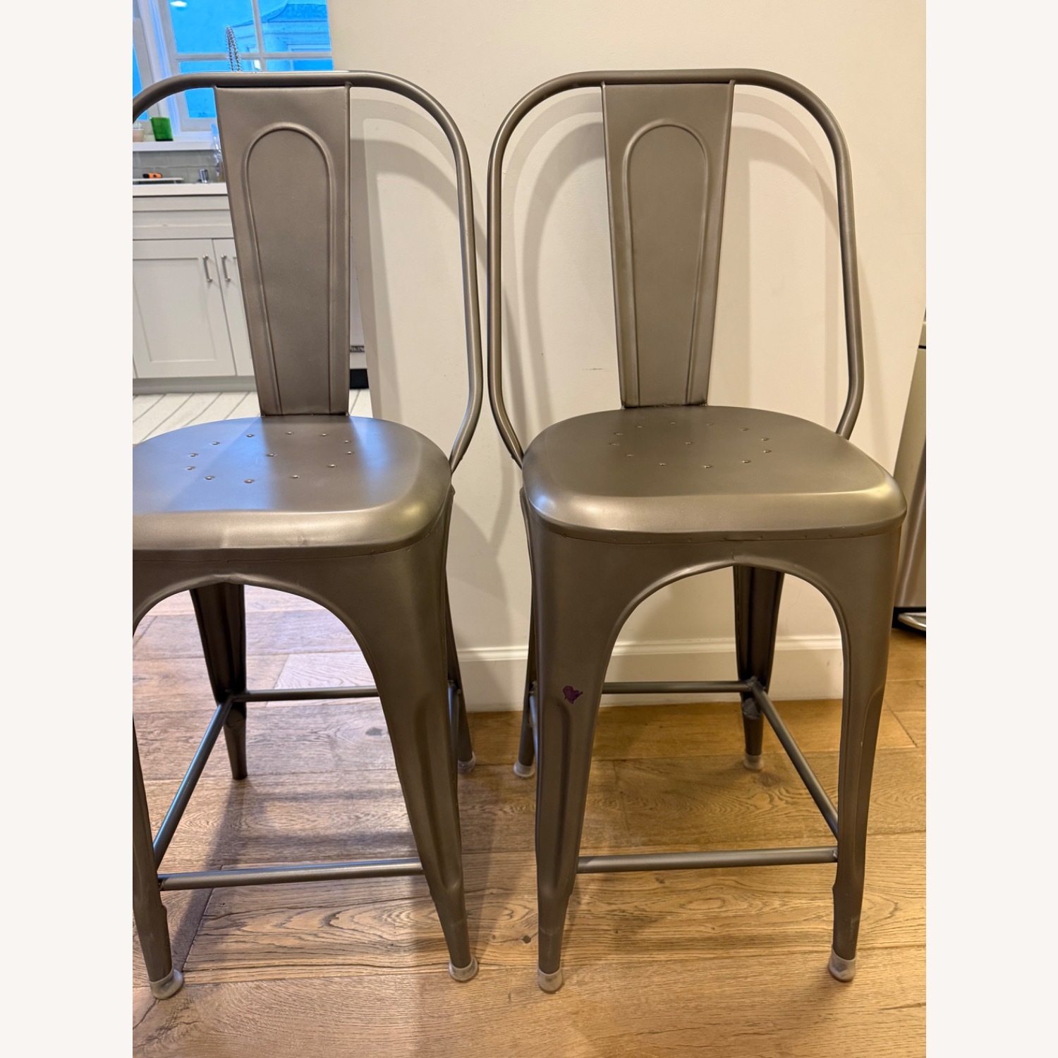 Restoration Hardware Metal Counter Stools - image-2
