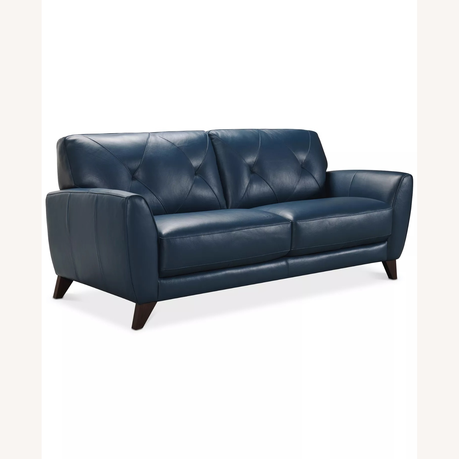 Macy's Leather Sofa - image-4