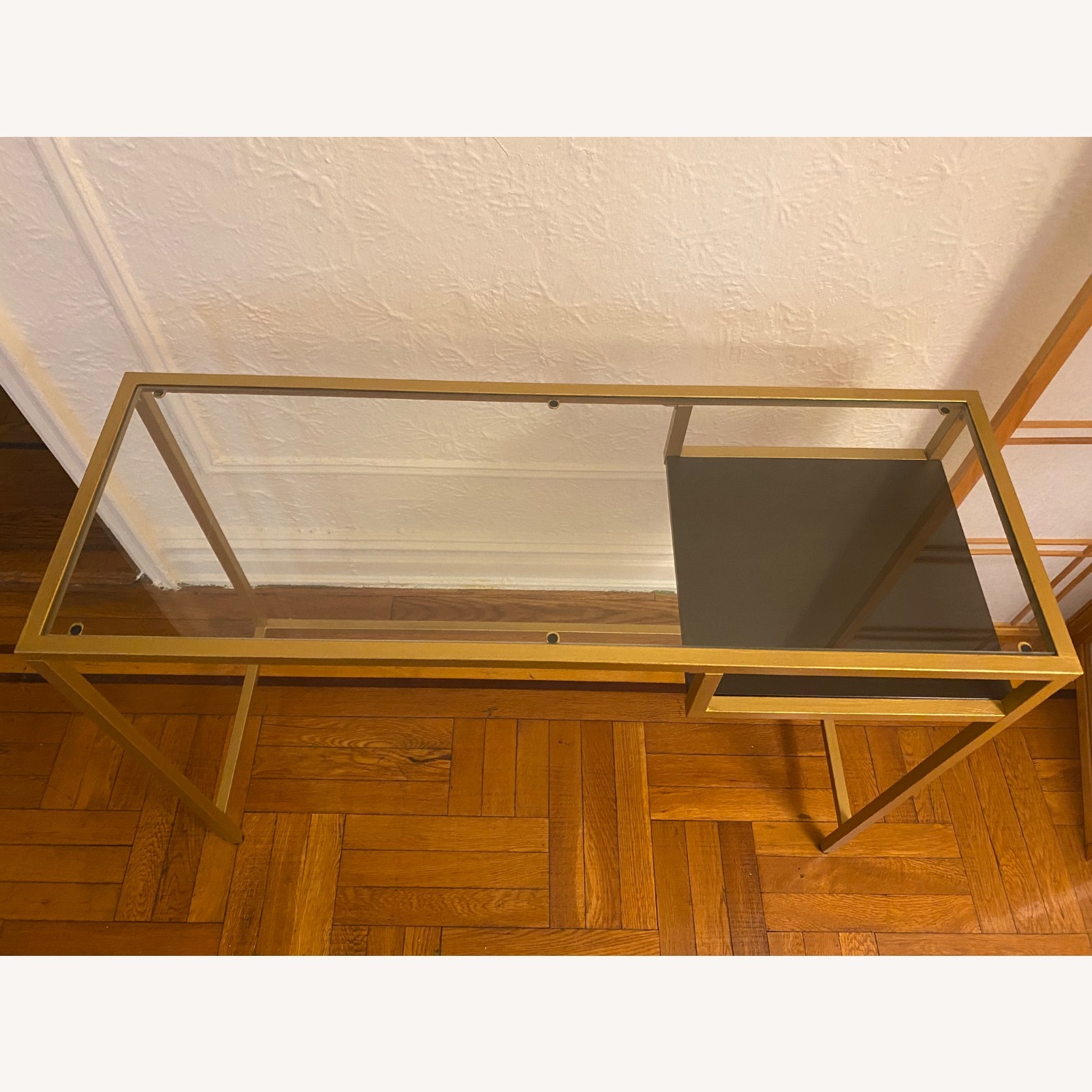 IKEA Gold Metal Desk - image-2