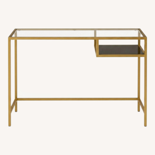 Used IKEA Gold Metal Desk for sale on AptDeco