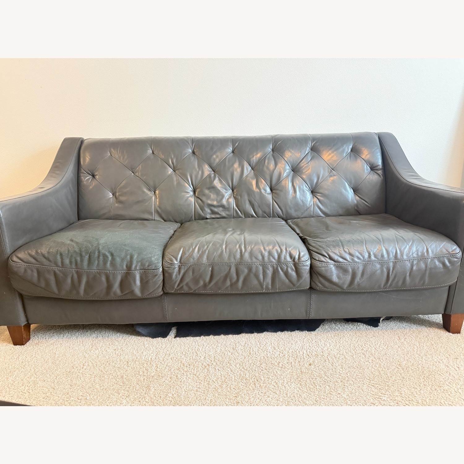 Leather Sofa - image-1