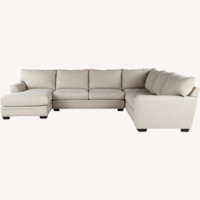 The Roomplace Light Gray 3+ Piece Sectional