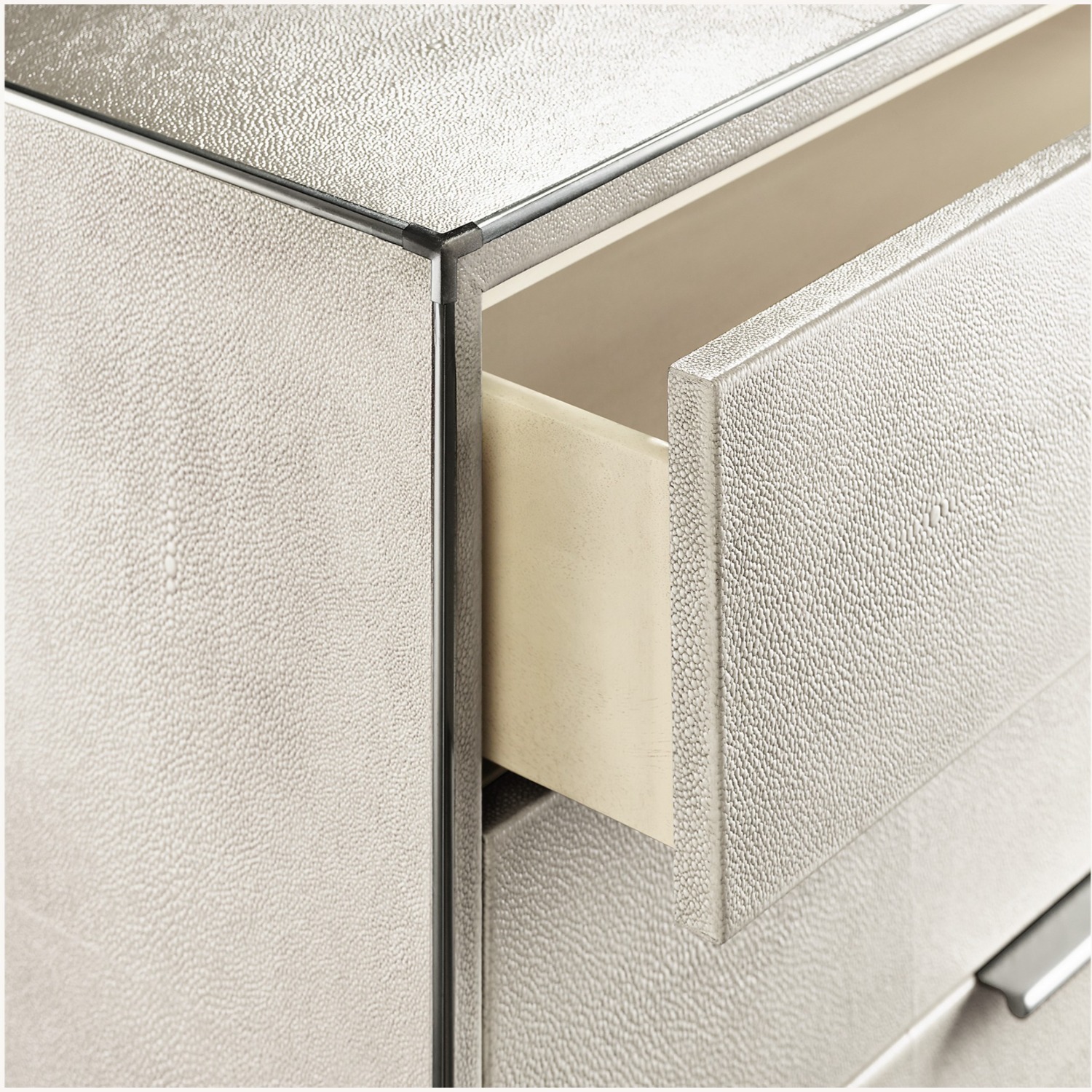 Restoration Hardware Saunderson Light Gray Nightstands - image-2