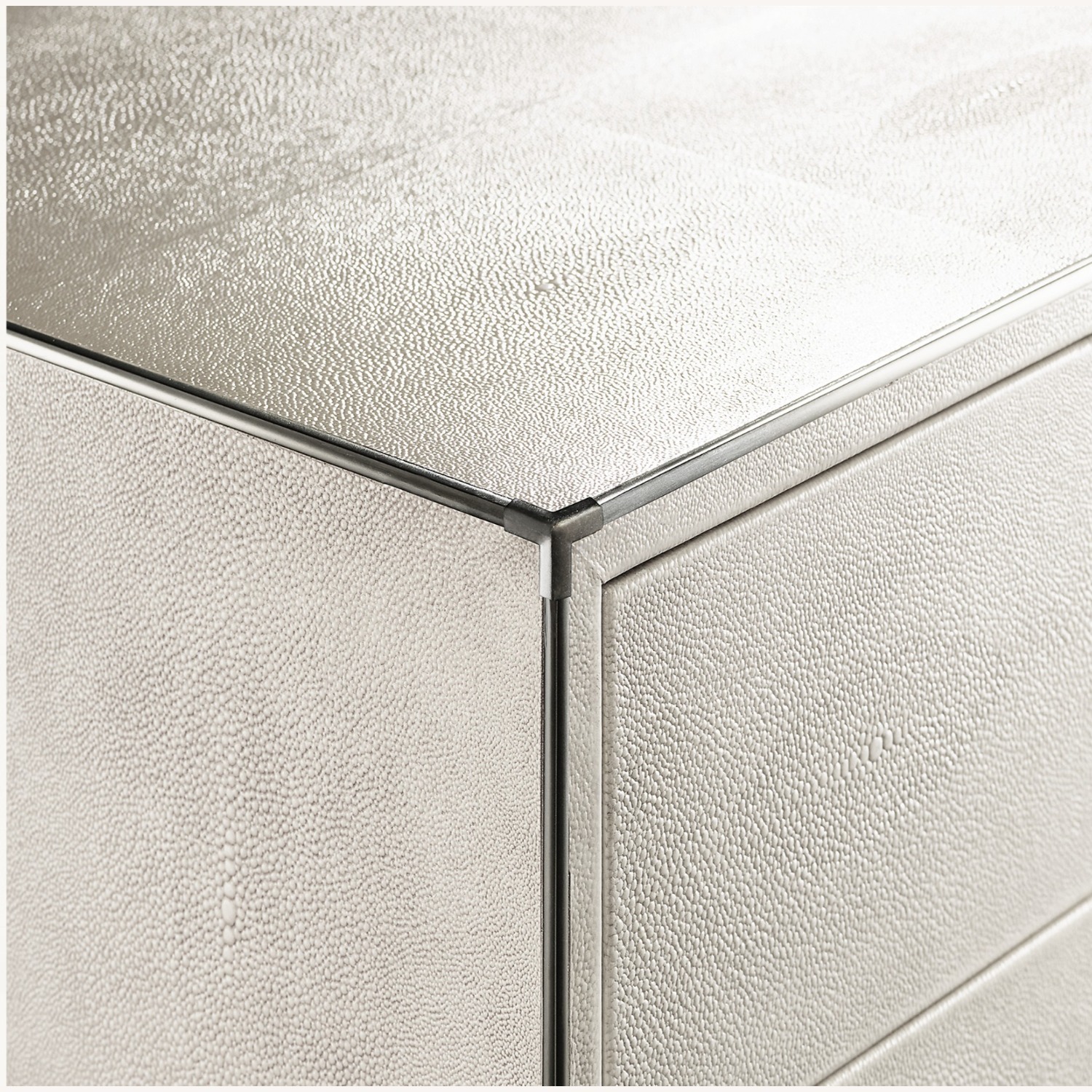 Restoration Hardware Saunderson Light Gray Nightstands - image-1
