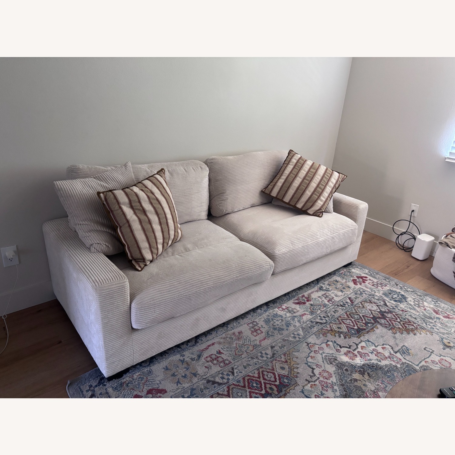 Aspen Home White Fabric 2 Piece Sectional - image-3