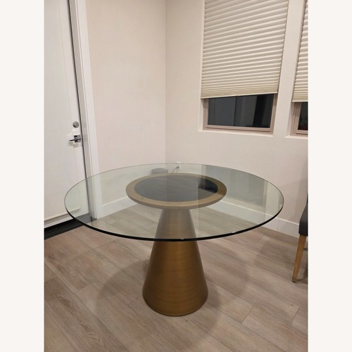 Used Mitchell Gold + Bob William Addie Round Dining Table for sale on AptDeco