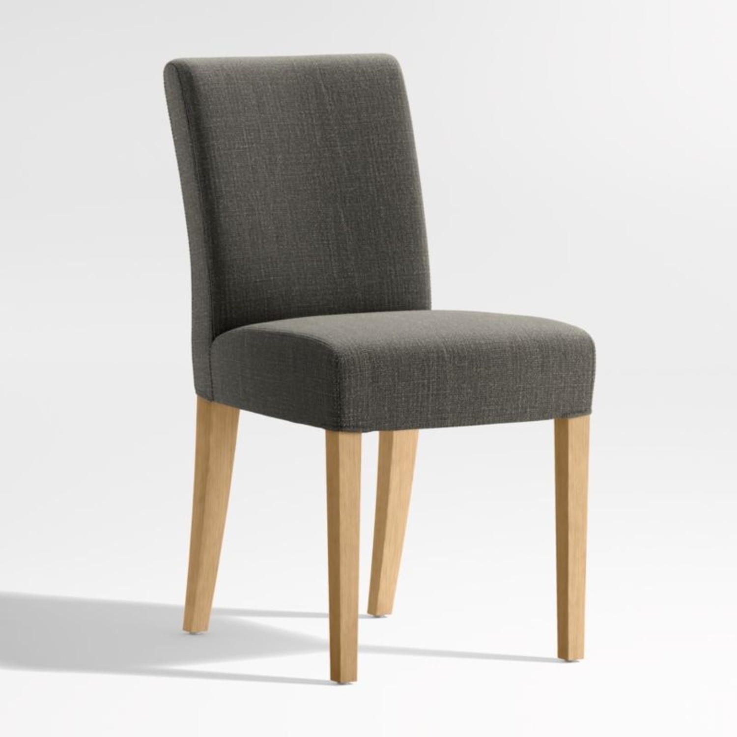 Crate & Barrel Dark Gray Wood Dining Chairs - image-5