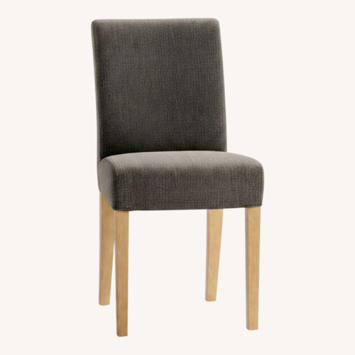 Used Crate & Barrel Dark Gray Wood Dining Chairs for sale on AptDeco