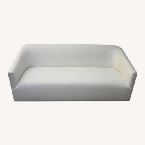 Used Restoration Hardware White 1950s Italian Shelter Arm Sofa for sale on AptDeco