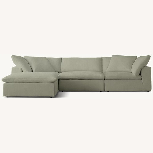 Used Restoration Hardware Cloud 4-Piece Sectional - Bouclé for sale on AptDeco