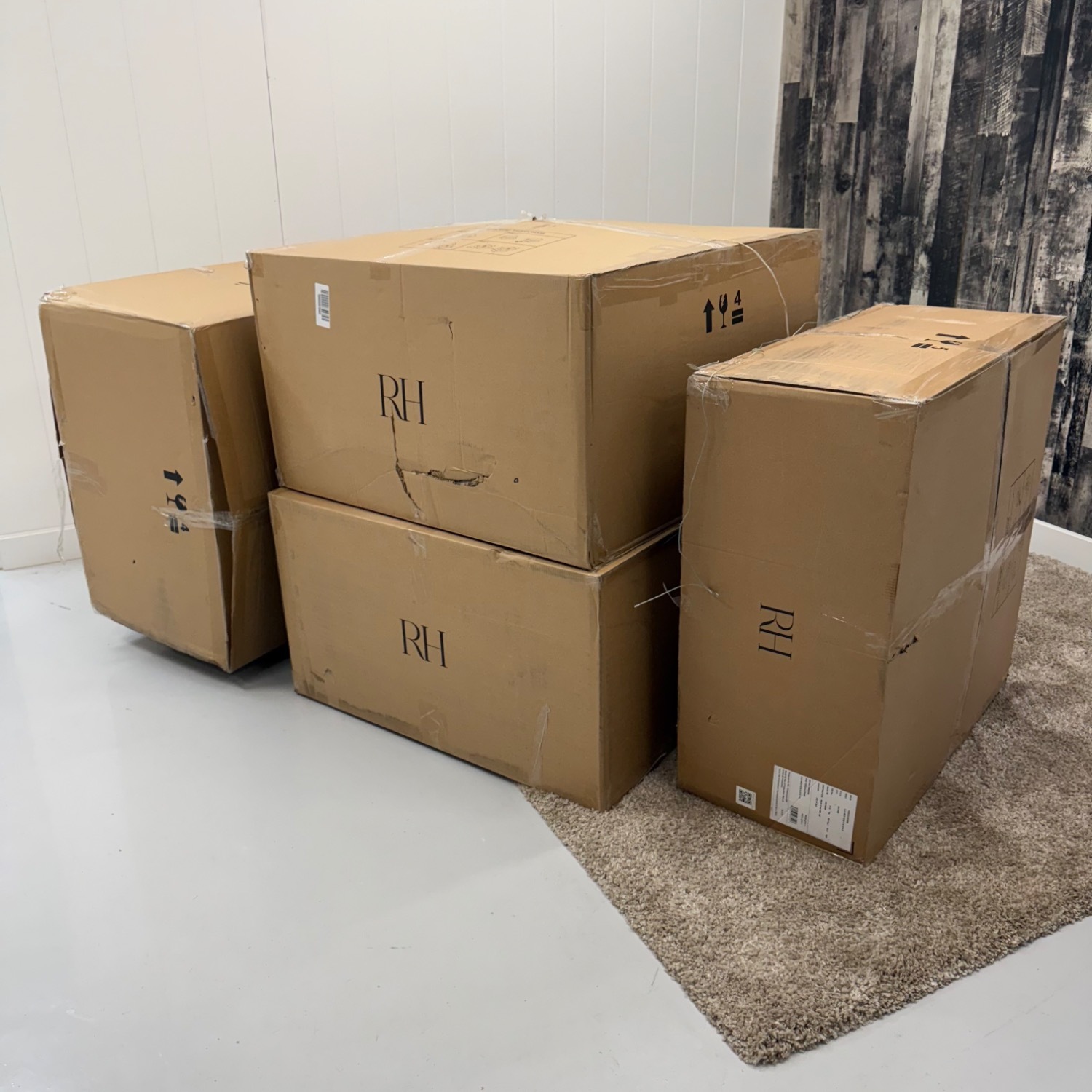 Restoration Hardware Cloud 4-Piece Sectional - Bouclé - image-4
