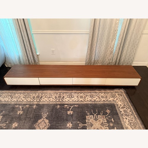 Used Walmart Light Brown Wood Media Storage for sale on AptDeco