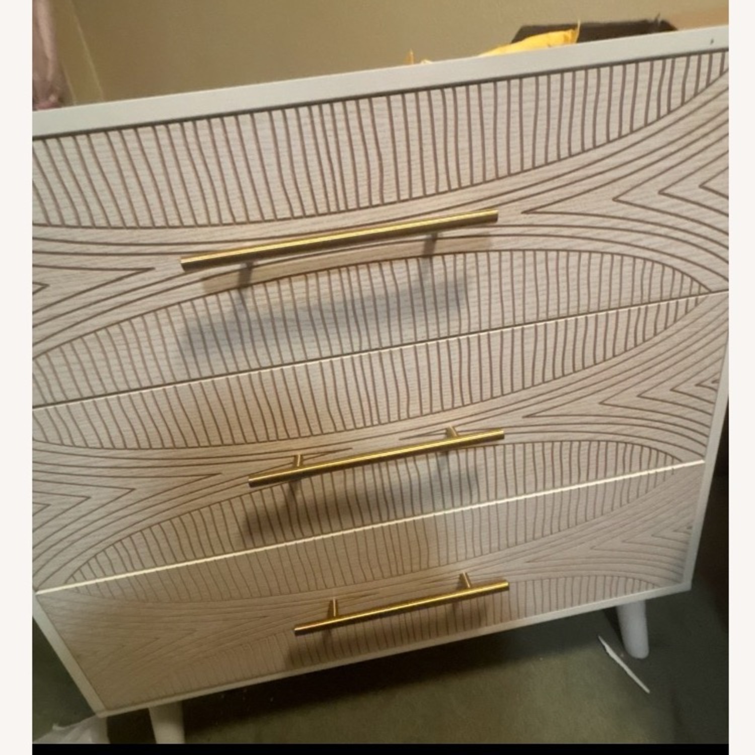 Wooden Pattern Nightstands - image-2