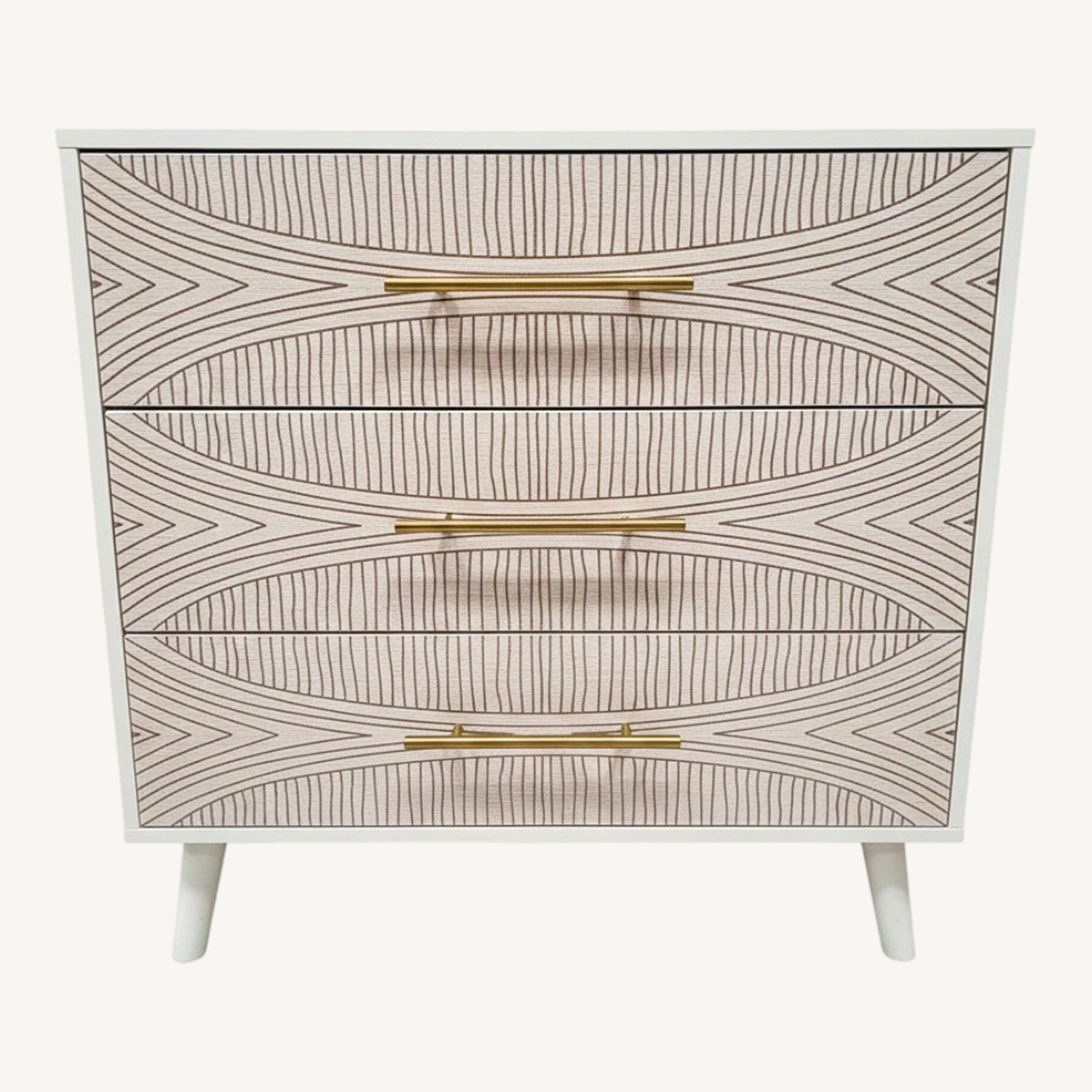 Wooden Pattern Nightstands - image-0