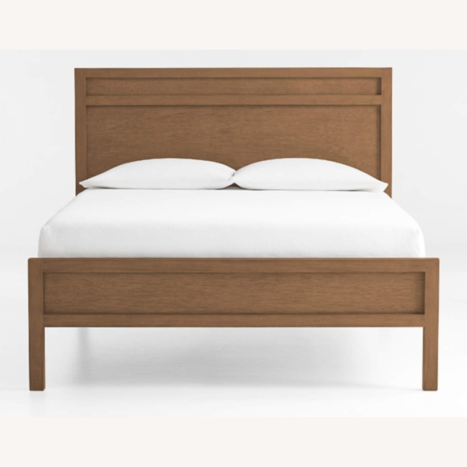 Crate & Barrel Keane Dark Brown Wood Full Bed - image-4