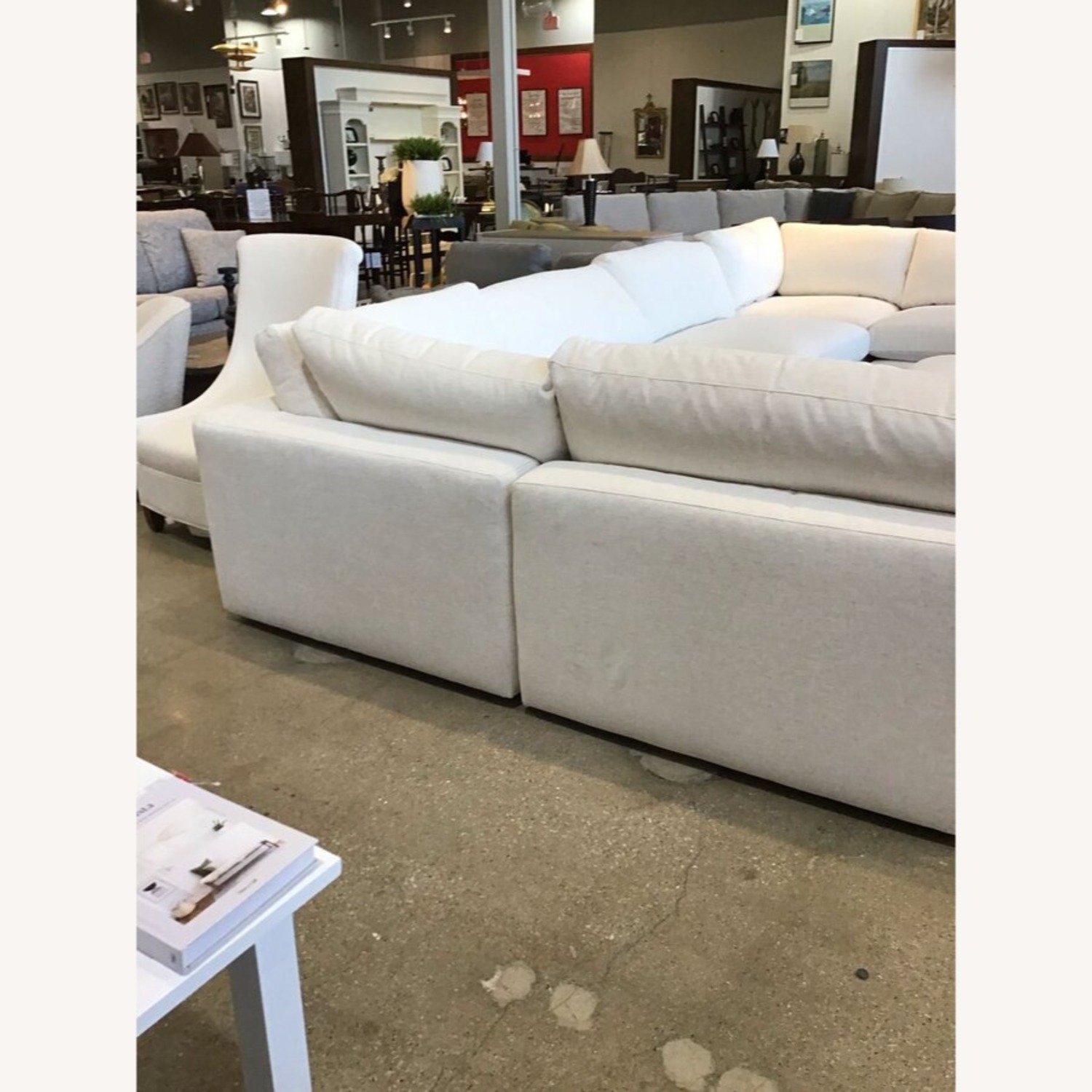 Arhaus Beale 8 Piece Modular Sectional Woven Chenille - image-7