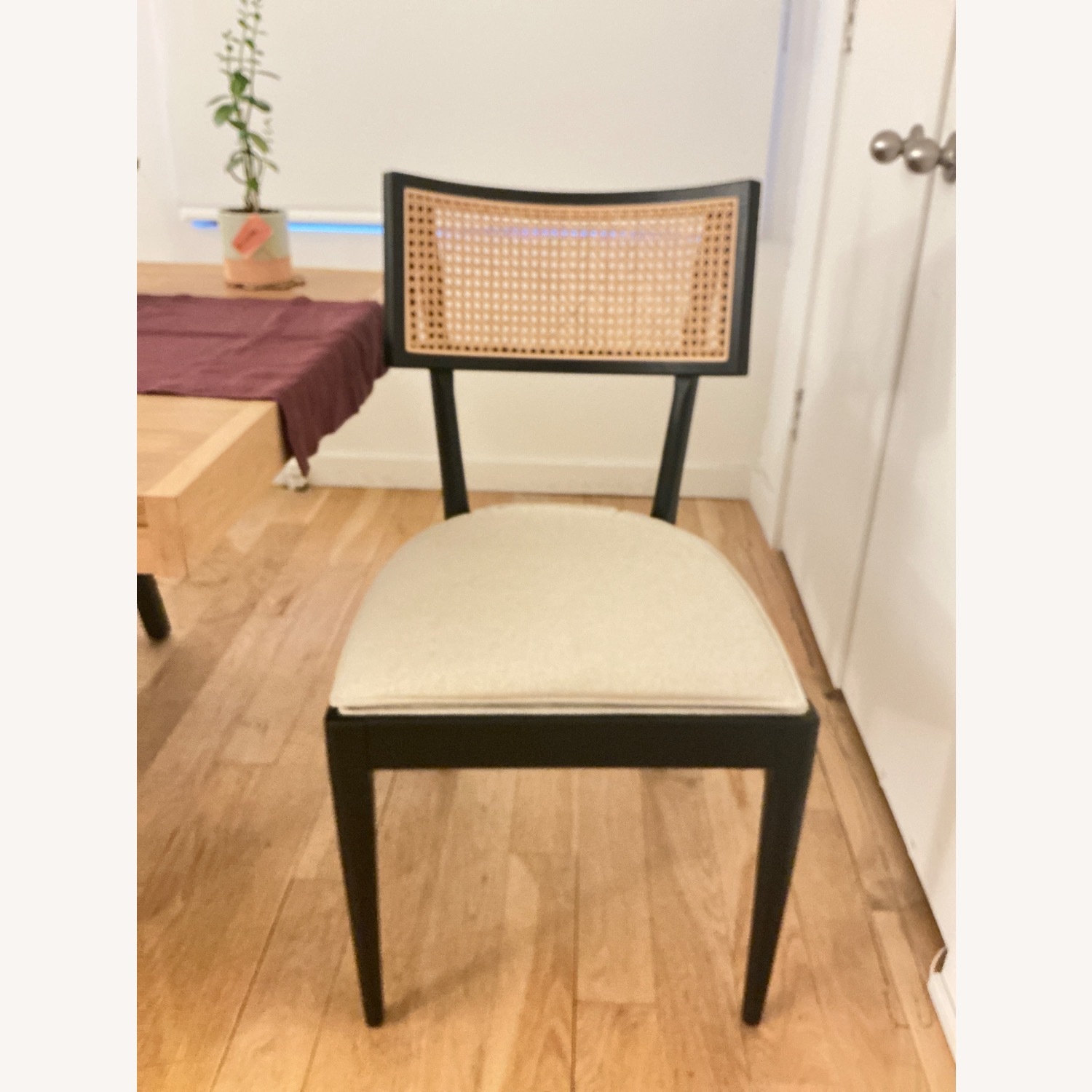 Libby Black Wood and Cane Dining Chair, Set of 6 - image-4