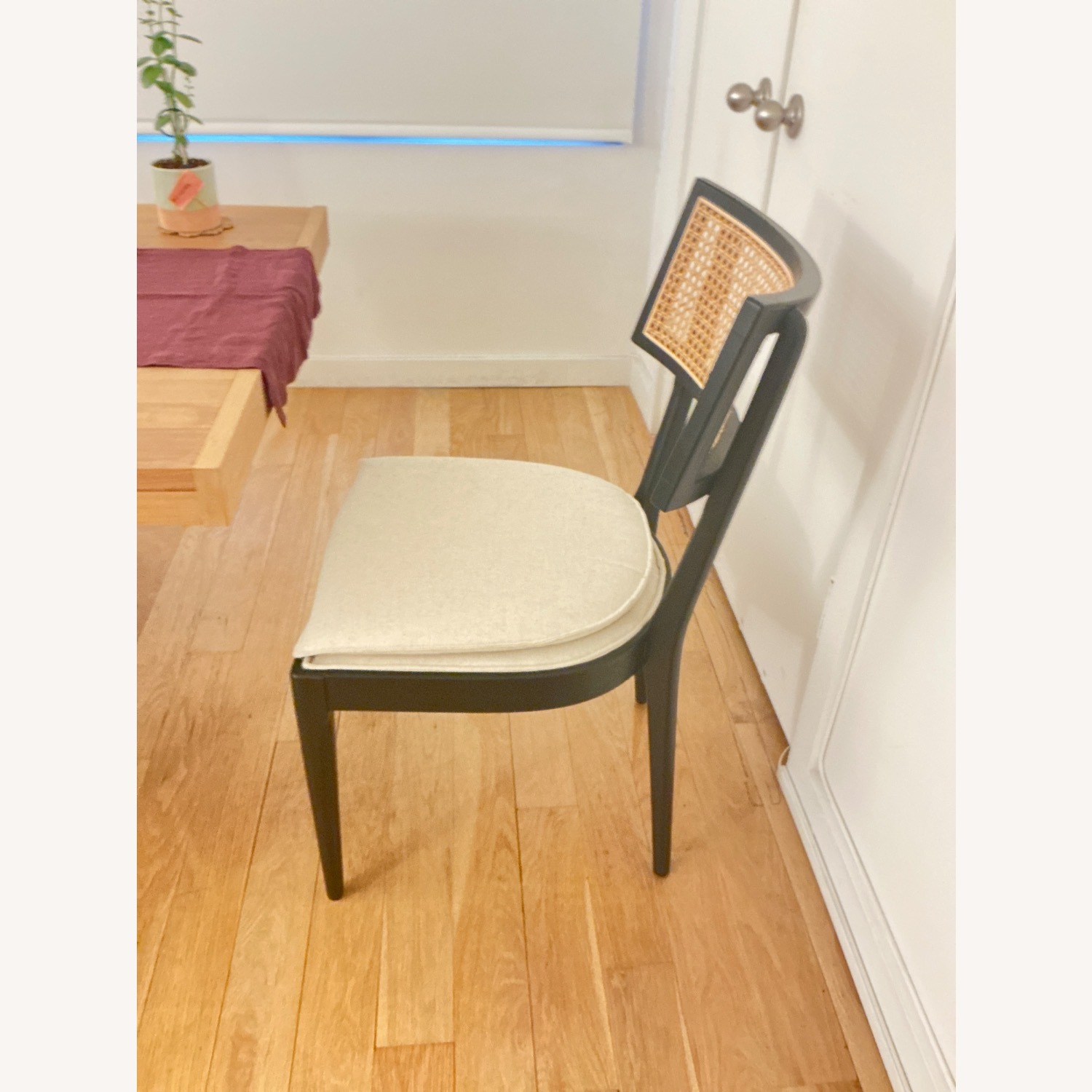 Libby Black Wood and Cane Dining Chair, Set of 6 - image-3
