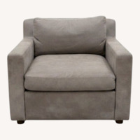 Restoration Hardware Leather Belgian Track Chair