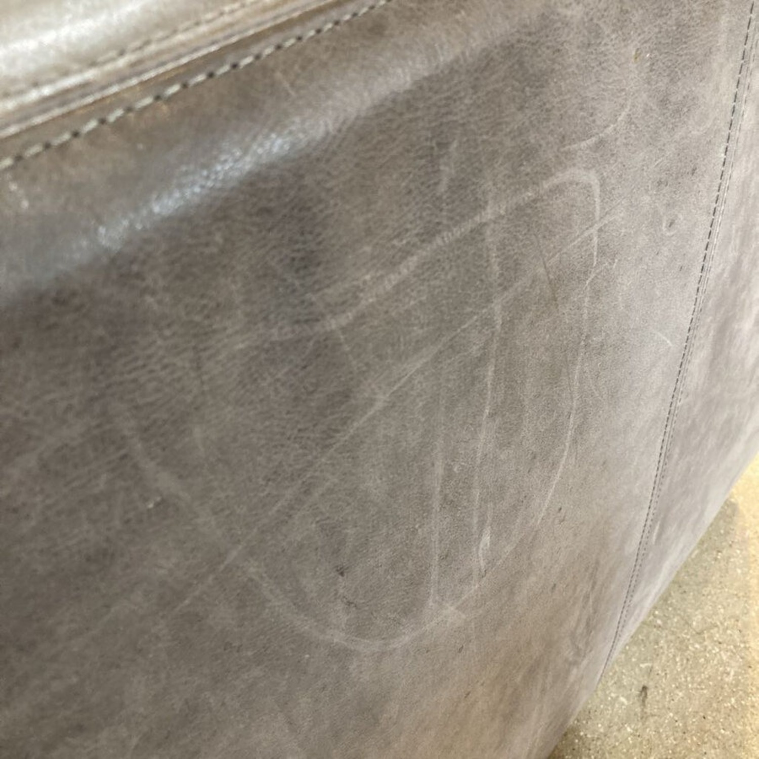 Restoration Hardware Leather Belgian Track Chair - image-10