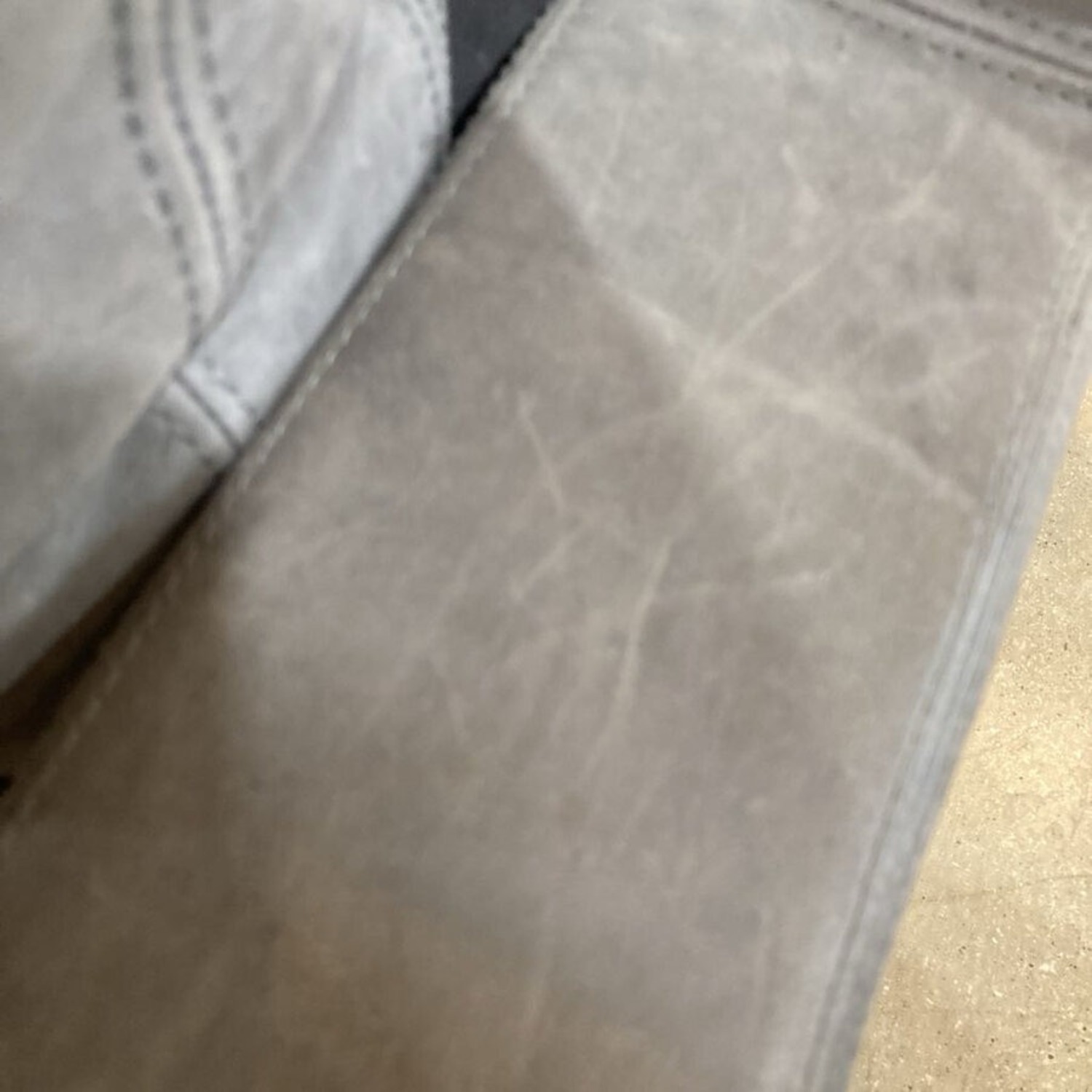 Restoration Hardware Leather Belgian Track Chair - image-11
