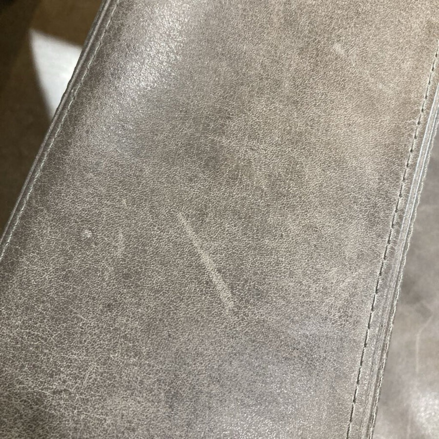 Restoration Hardware Leather Belgian Track Chair - image-9