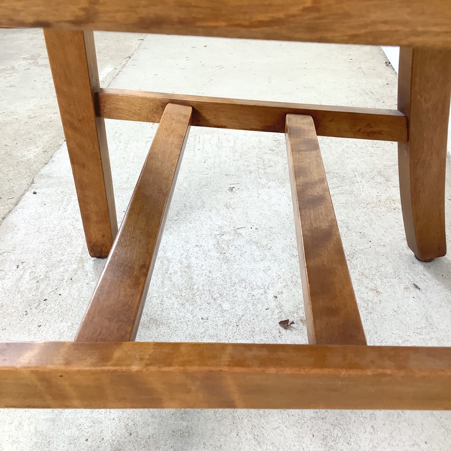Vintage Schoolhouse Chair Solid Wood Slat Back - image-10